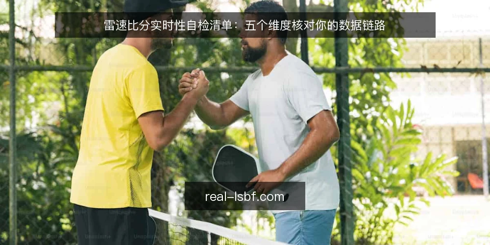 雷速比分实时性自检清单:五个维度核对你的数据链路 — 为什么现在需要一次实时性审计 配图